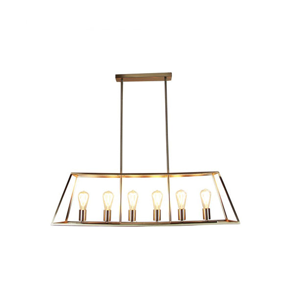 6 Light 100Cm Urban Retro Pendant