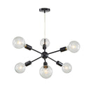 6 Light Groovy Satellite Pendant