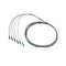 6 Pack Rainbow Fibre Pigtail Lc Singlemode