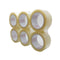 6 Pcs Clear Hotmelt Packaging Tape