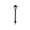 6 Pcs Outdoor Solar Lamps Led Black