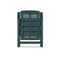 6 Pcs Reclining Garden Chairs Plastic Green