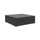 6 Piece Garden Lounge Set Black With Cushions Poly Rattan
