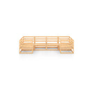 6 Piece Garden Lounge Set Solid Pinewood 70 X 70 X 67 Cm