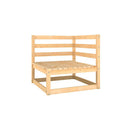 6 Piece Garden Lounge Set Solid Pinewood 70 X 70 X 67 Cm