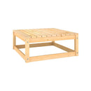 6 Piece Wood Pine Solid Garden Lounge Set