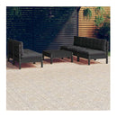 6 Piece Garden Lounge Set With Anthracite Cushions Pinewood