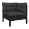 6 Piece Garden Lounge Set  Pinewood With Anthracite Cushions