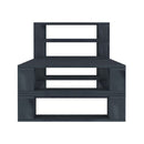 6 Piece Garden Pallet Wood Grey Lounge Set