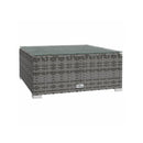 6 Piece Grey Poly Rattan Garden Lounge Set With Cushions