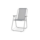 6 Piece Outdoor Dining Set Steel And Textilene Grey