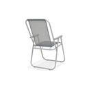 6 Piece Outdoor Dining Set Steel And Textilene Grey