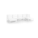 6 Piece Solid Pinewood Garden Set Lounge