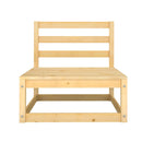 6 Piece Solid Pinewood Garden Lounge Set