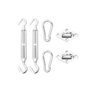 6 Piece Sunshade Sail Mounting Kit Stainless Steel