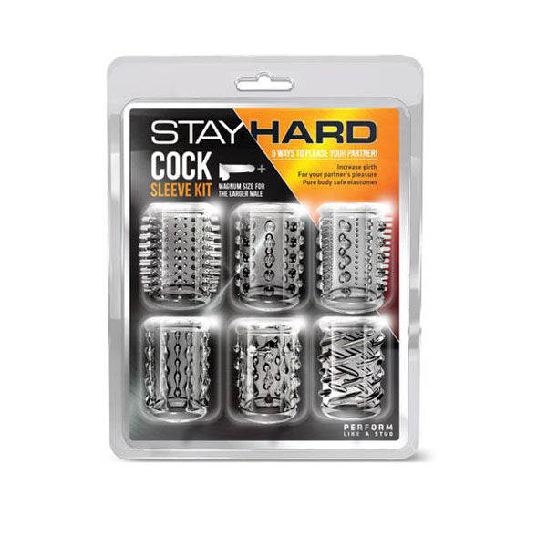 6 Shapes Stay Hard Cock Sleeve Kit