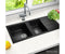 Stone Kitchen Sink Black 1160x500