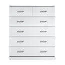 6 Drawer Tallboy Bedroom Storage