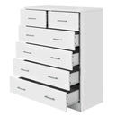 6 Drawer Tallboy Bedroom Storage