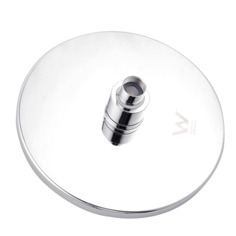 Round Chrome Rainfall Shower Head 200mm