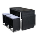 7-Piece Outdoor Bar Table and Stools Set