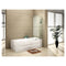 700mm x 1450mm Frameless 10mm Glass Shower Bath Panel