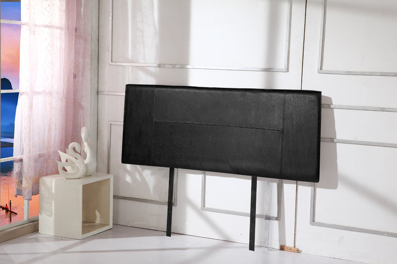 PU Leather Queen Bed Headboard Bedhead Black