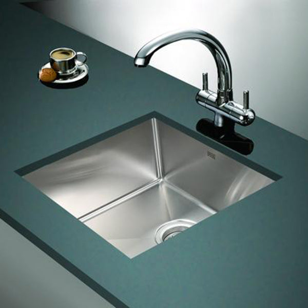 810x505mm Handmade 1.5mm Stainless Steel Kitchen Sink w/ Square Waste