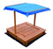 Kids Wooden Toy Sandpit with Canopy