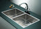 Double Square Cube Stainless Steel Sink 865 x 440mm