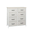 Storage Cabinet Tower Chest Of Drawers Dresser Tallboy 7 Drawer Beige