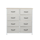 Storage Cabinet Tower Chest Of Drawers Dresser Tallboy 7 Drawer Beige