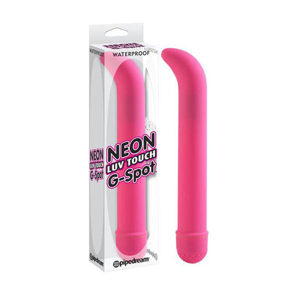 7 Inches Neon Luv Touch G Spot Vibrator Pink