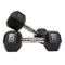 Morgan Rubber Hex Dumbbells Pair