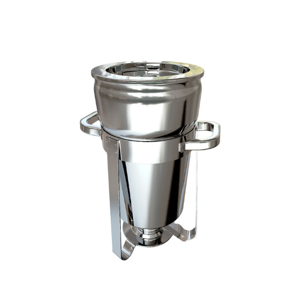 7L Round Stainless Steel Soup Warmer Marmite Chafer Chafing Dish
