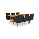 7 Piece Garden Dining Set