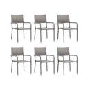 Grey 7 Piece Garden Dining Set