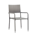 7 Piece Garden Dining Set Poly Rattan Anthracite And Grey