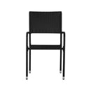 Poly Rattan Black 7 Piece Garden Dining Set
