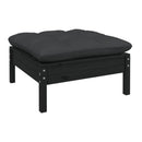 7 Piece Garden Lounge Set With Anthracite Cushions Pinewood