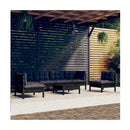 7 Piece Garden Lounge Set With Cushions Solid Pinewood