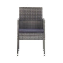 7 Piece Grey Outdoor Garden Dining Set