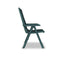 7 Piece Outdoor Dining Set Plastic Green