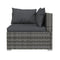 7 Piece Outdoor Patio Lounge With Cushions Poly Rattan