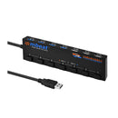 7 Port Mbeat Usb Powered Hub Manager With Switches