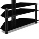 3 Tier Floor TV Stand With Bracket Shelf Mount