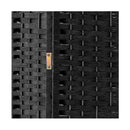 4 Panel Room Divider Privacy Screen Rattan Woven Wood Stand