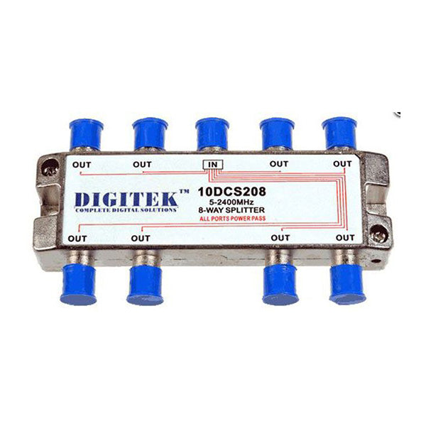 8 Way Splitter F Type 52400Mhz All Ports Power Pass – Simply Wholesale