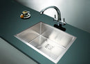 Handmade Stainless Steel Undermount / Topmount Kitchen Sink w/ Waste