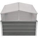 Greenhouse 100 x 100 x 85 Cm Galvanized Steel Grey